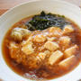 大手門風、豆腐ラーメン。埼玉県岩槻の有名Ｂ級グルメを市販のラーメンで手軽に再現レシピ。