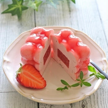 苺のチーズムース
