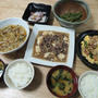 昨夜は白菜ときのこの生姜煮や肉豆腐など～！