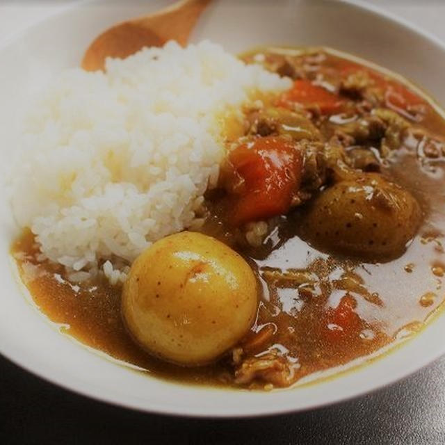 新じゃが小芋の和風カレー