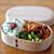 きのうの曲げわっぱ弁当：大葉から揚げ
