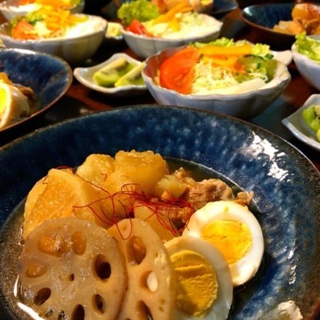 鶏肉と大根の甘辛煮