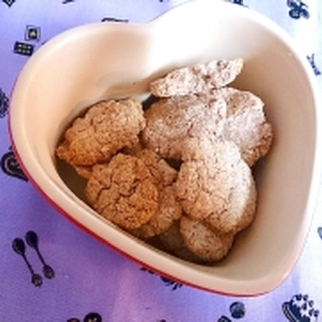 【糖質制限】メレンゲで小麦ふすまのざくざくクッキー