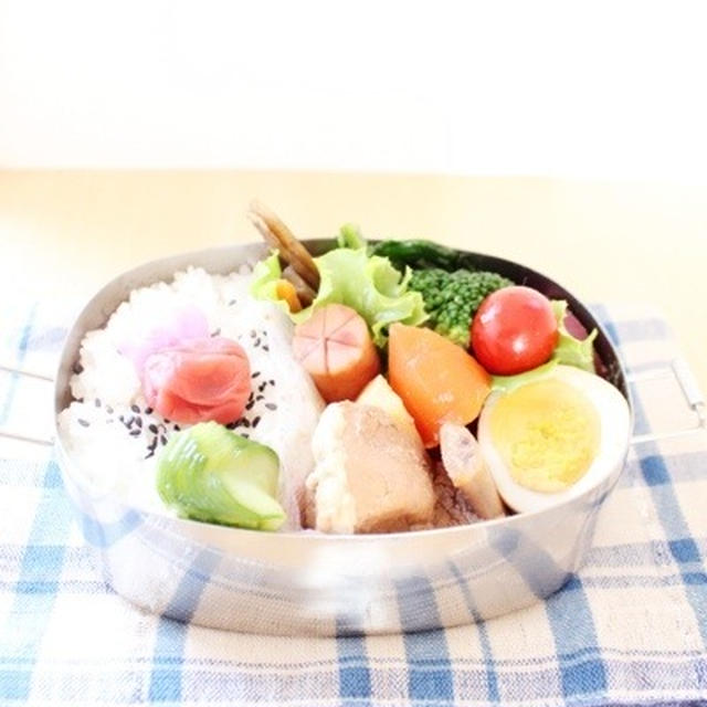 豚の角煮のお弁当