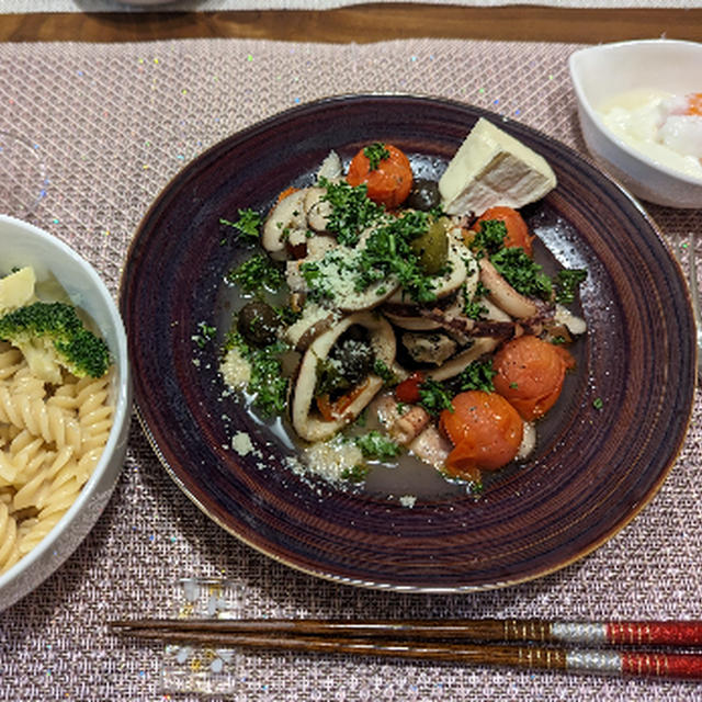 イカのアクアパッツァ風