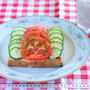 【レシピ】野菜たっぷり！ズッキーニとトマトのマヨトースト