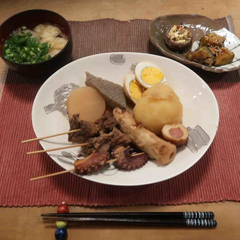 おでんの晩ご飯と　いろいろ冬支度♪