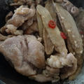 ゴボウと豚肉の甘辛しょうが煮★★★