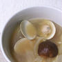 リンパ腺の痛み＆ハマグリのワイン蒸しポン酢スープ