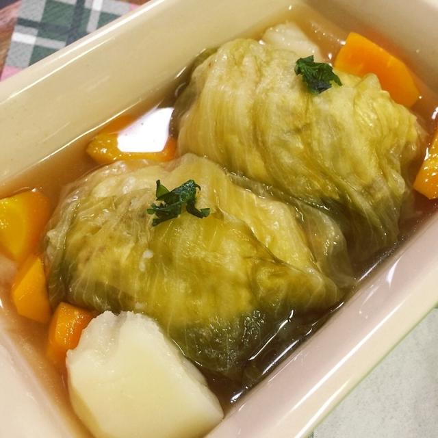 圧力鍋であっさりロールレタス☆離乳食にもOK！