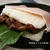 牛肉の中華風ライスバーガーで朝ごはん