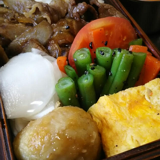 牛ごぼう時雨煮弁当