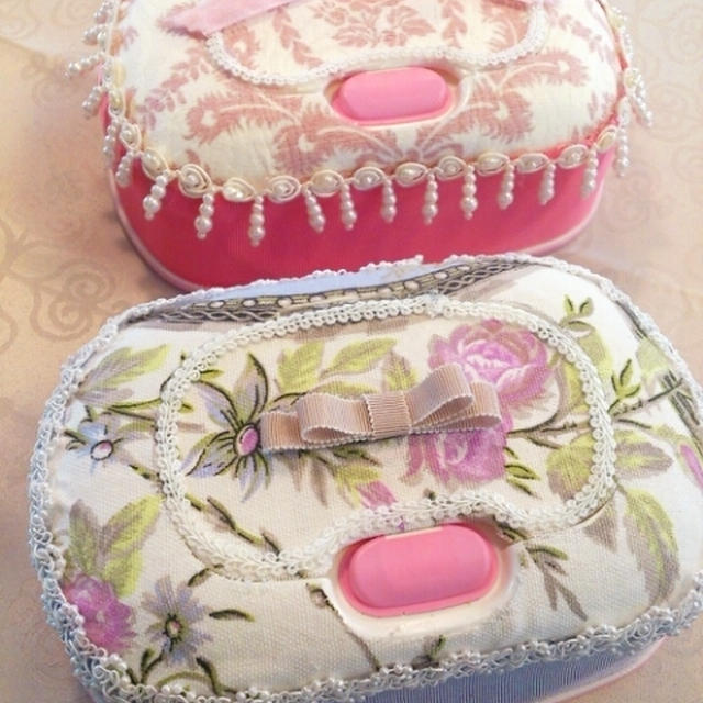 パープル大人エレガンス&ピンクラブリーおしりふき ♡カフェミナージュ