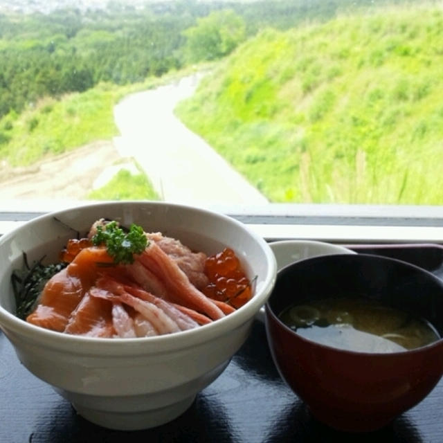 杉津パーキングエリアの海鮮丼