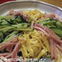 なんちゃって冷やし中華　こんにゃく麺で(^_-)-☆