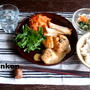 【めちゃめちゃ簡単！カフェご飯】鶏胸肉の味噌マヨネーズ焼き＊定食