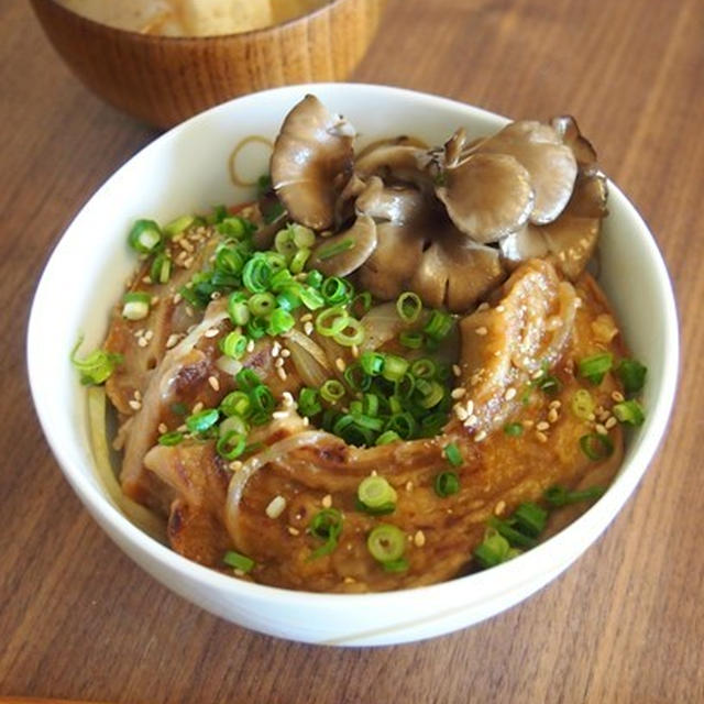 今こういうご飯が食べたい！車麩の照り焼き丼