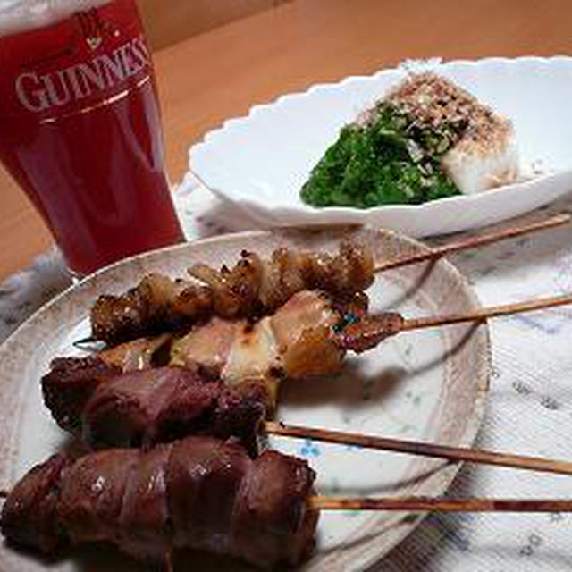 焼き鳥とリュウイチとレッドアイ♪