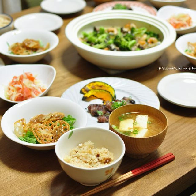 丹波篠山の黒枝豆と、練習いろいろの晩ごはん（そしてお知らせ）