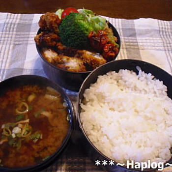 今日の男子弁当　～2013/2/14～
