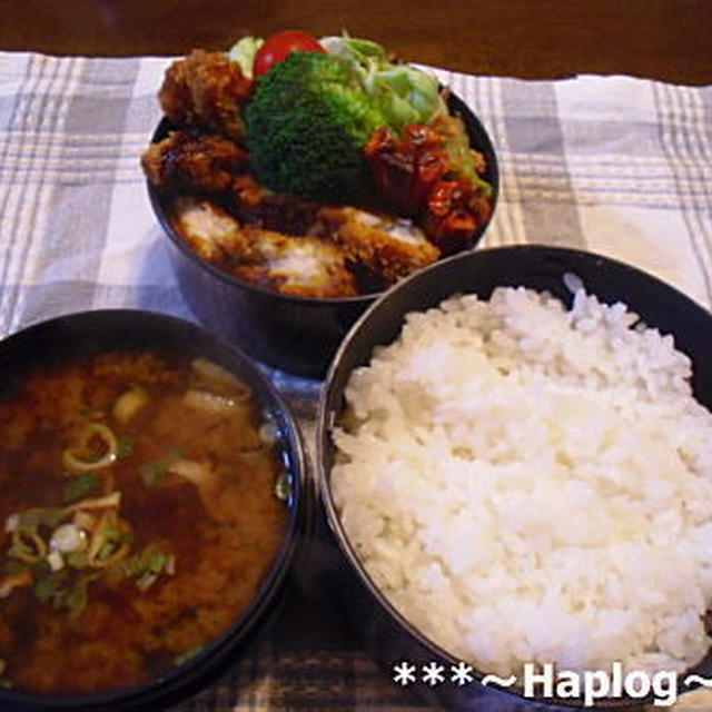 今日の男子弁当　～2013/2/14～