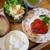 甘酢漬け新生姜入りポテサラと晩ごはん#本日のおうちごはん