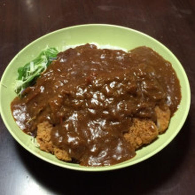 じゃじゃ～ん！　大盛りカツカレーを作ってみた( ‐ω‐)b　＆ブログネタ！