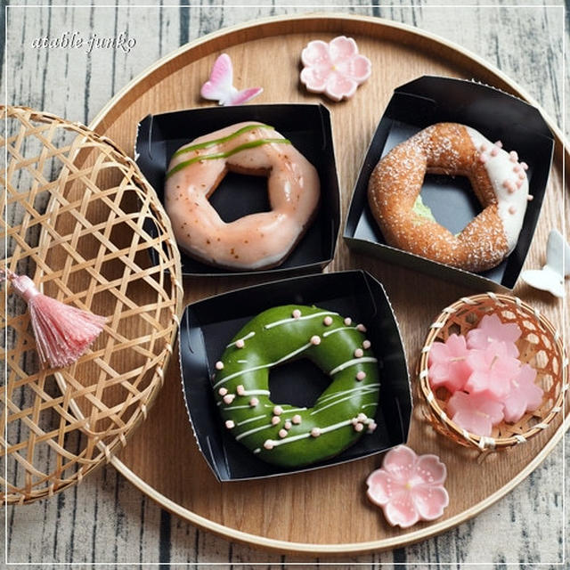 ミスド×祇園辻利 咲く抹茶ドーナツ♪