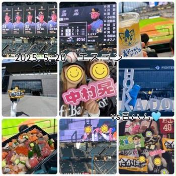 2025.5.20⚾️vs日ハム🩵　〜エスコン♡〜