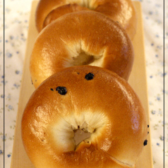 ベーグルの朝ごはん