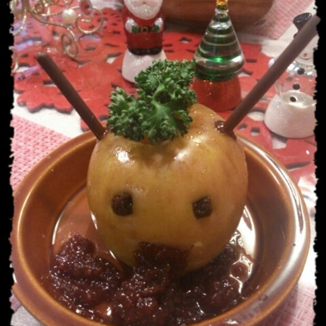焼きりんごで毒りんご♪