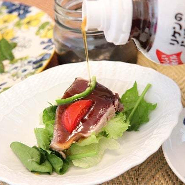 ★カツオたたき＆間引き絹サヤのペペロンチーノ・#本日のおうちごはん