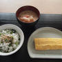 源助大根の菜飯で朝ごはん