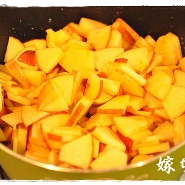 りんご大量消費に挑戦 まずはジャム By 嫁ちゃんさん レシピブログ 料理ブログのレシピ満載
