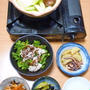 あっさり晩ご飯とガッツリ晩ご飯