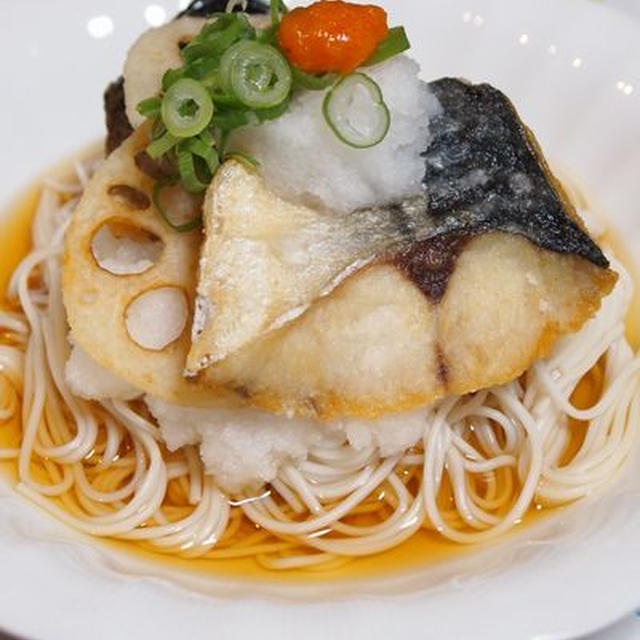 【いつものそうめんと呼ばせない！サバをのっけてご馳走に♪　家族で食べる夏の塩サバ　ＥＳＳＥモニター】