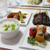 ■ピーマン肉詰めワンプレート晩ごはん。