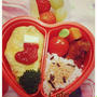 寝坊した・・・・弁当☆(/ー￣;)