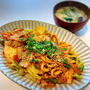 残り物でお昼ごはん