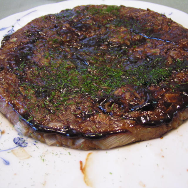 長芋とご飯のふんわりお好み焼き