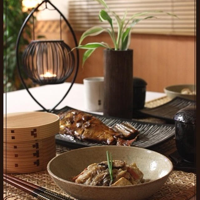 揚げ里芋のきのこあんかけ