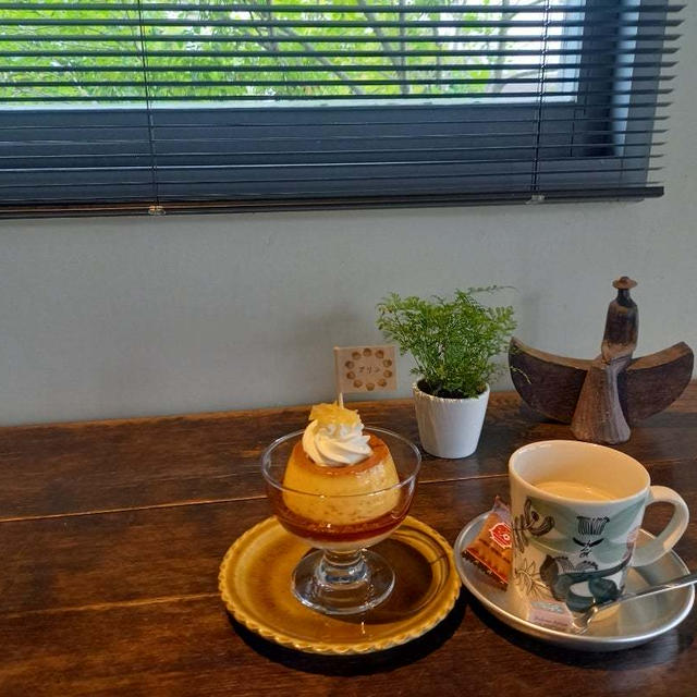 プリンに癒された。