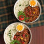 Keema Curry✿天ぷら饂飩♪