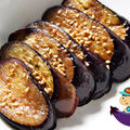 旨味の宝石箱や〜 ナスの黒酢浸しの巻
