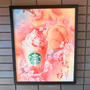 白桃と桜わらびもちフラペチーノ