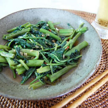 空芯菜の炒め物