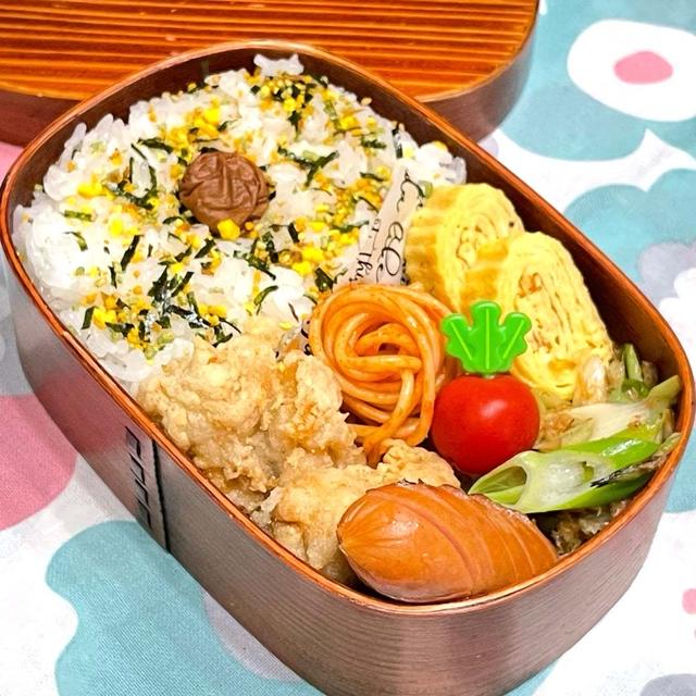 【お弁当】4連休明けました!!!!!!!今日からまたゆる〜く頑張ろう(๑•̀ㅂ•́)و✧