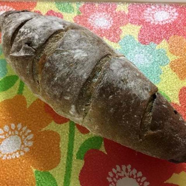 抹茶のバケットと愛犬