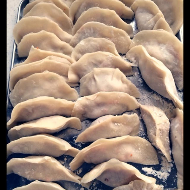餃子作り♪