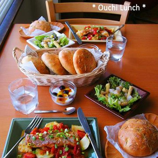 簡単なのに本格的☆鯛のポワレ〜　フォカッチャランチ